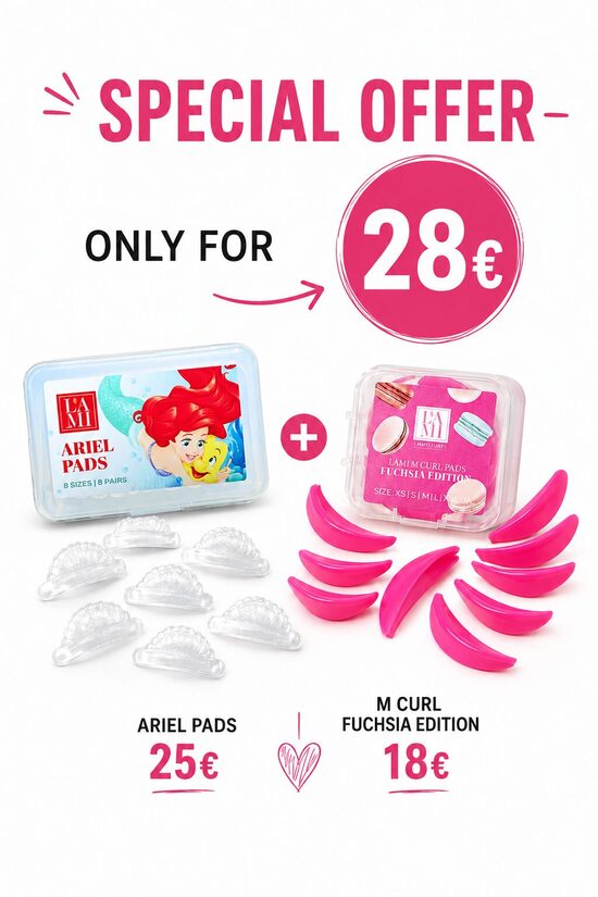 Lami Lashes Ariel Pads + Lami Lashes Pads M Curl
