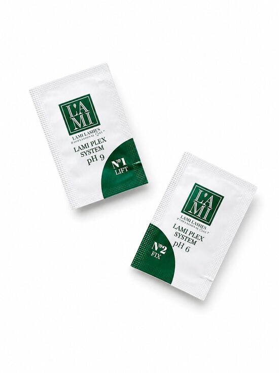 "Lami Lashes & Brows Vegan Plex System Lift and Fix" sachets x 0,8ml
