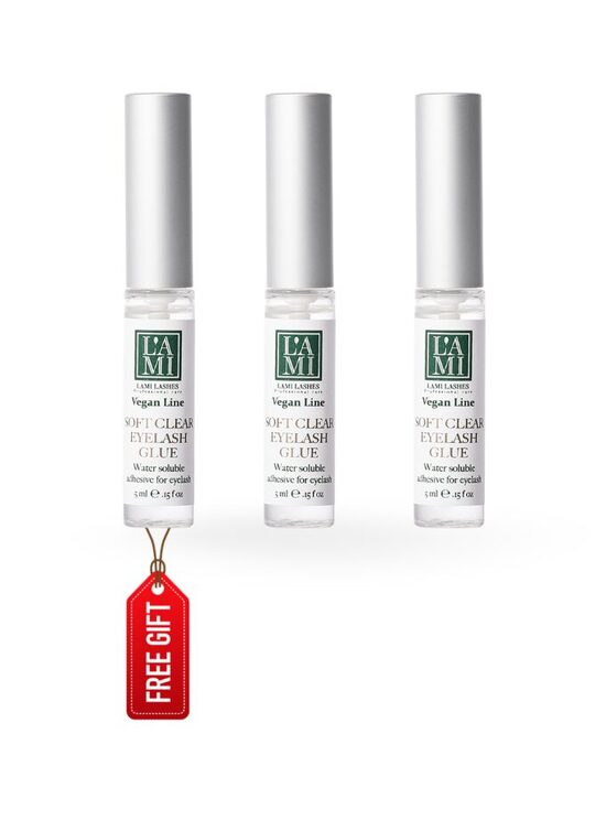 Lami Lashes Soft Clear Glue 5ml x3