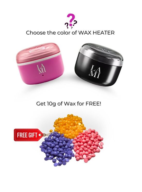 Buy a Black or Pink Lami Browista Wax Heater – Get 10g of Wax for FREE!